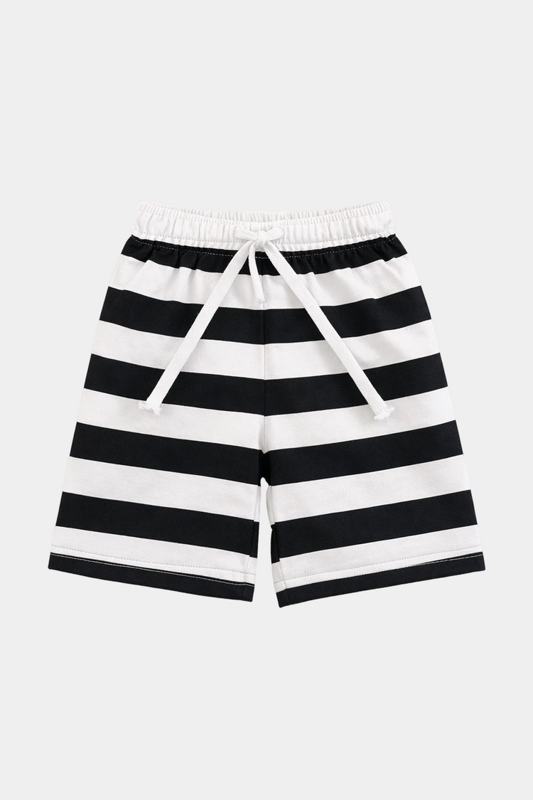 Adventure Begins Boys Summer Set – Monochrome Jeep Graphic Outfit - MYK_Fatimas