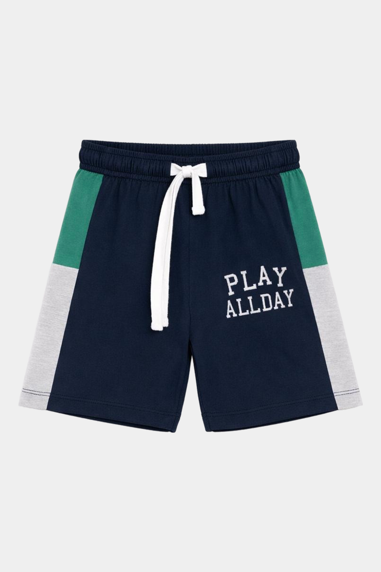Play All Day Boys Cotton Summer Set – Sporty Colorblock Style - MYK_Fatimas