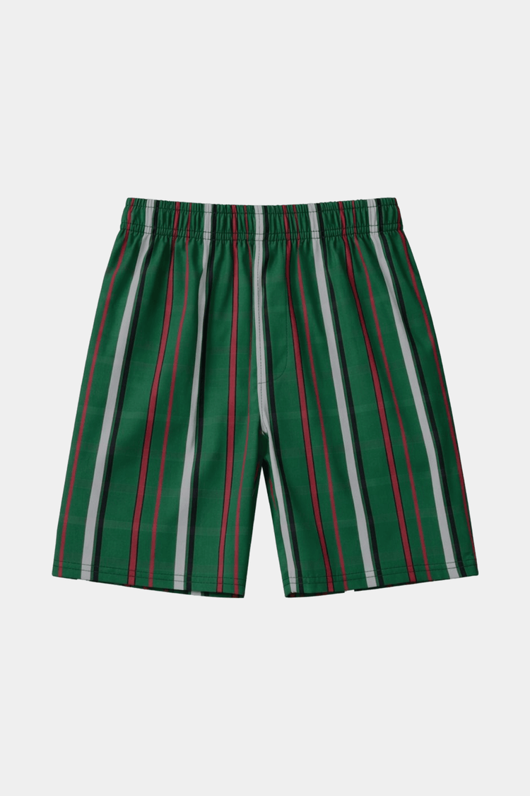 Boys Green Striped Shirt & Shorts Summer Outfit Set - MYK_Fatimas