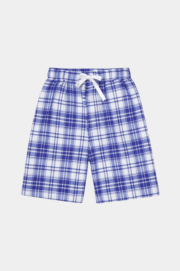 Boys' Blue & White Checkered Summer Set - MYK_Fatimas