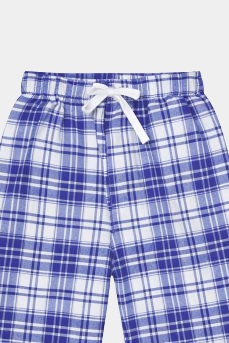 Boys' Blue & White Checkered Summer Set - MYK_Fatimas