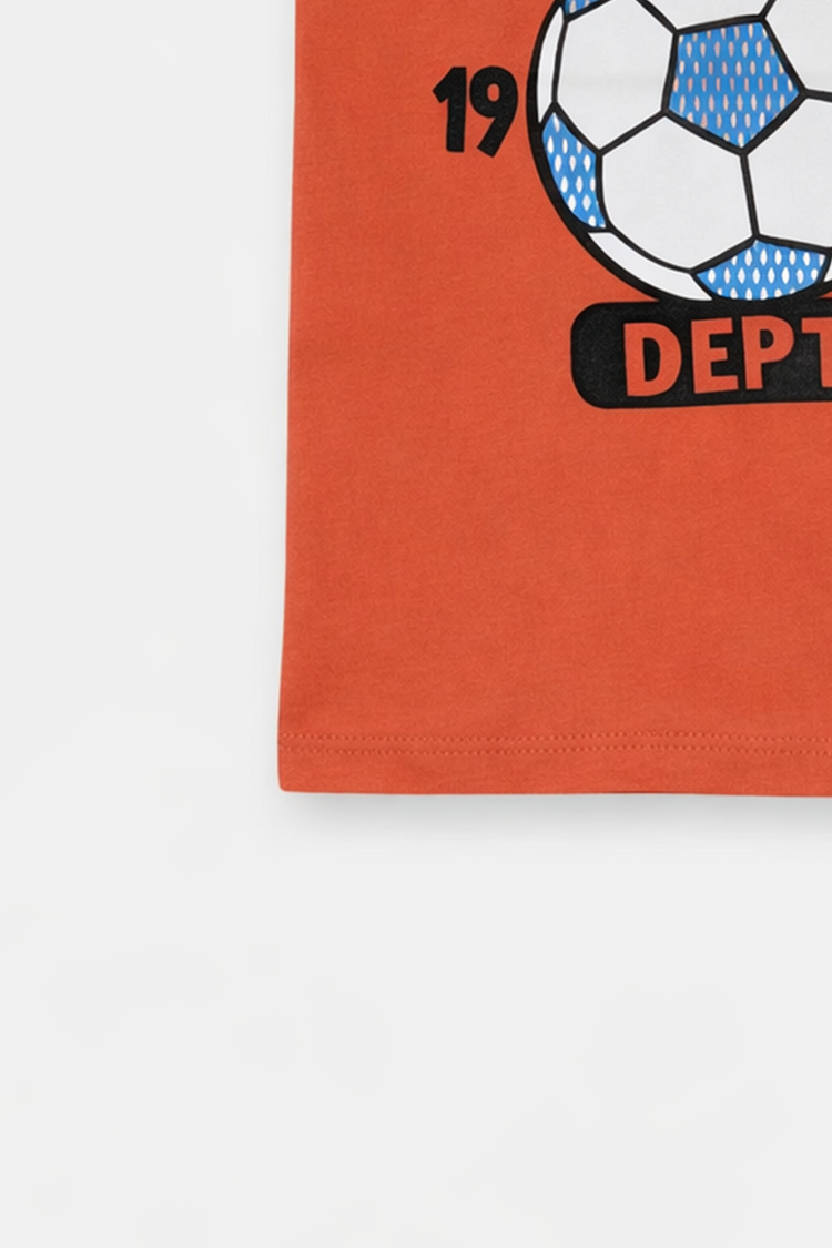 Soccer Dept. T-Shirt & Polka Shorts Set for Boys - MYK_Fatimas