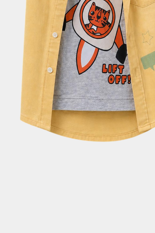 3..2..1.. Lift Off! Boys' Space Adventure Summer Outfit