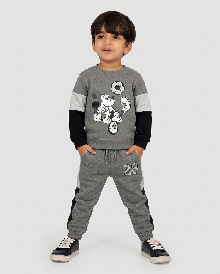 Kids Minnie Mouse Zip-Up Hoodie & Trouser Set