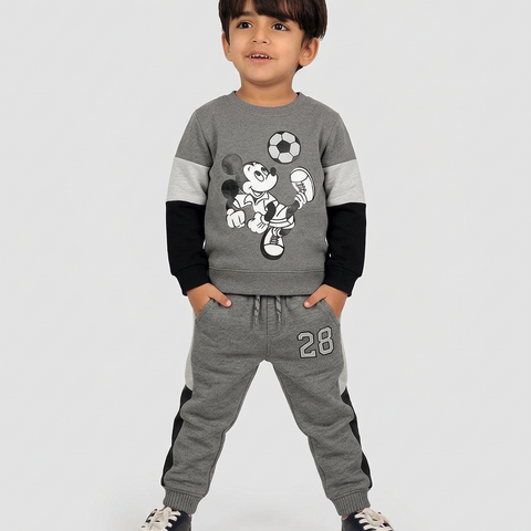 Kids Minnie Mouse Zip-Up Hoodie & Trouser Set