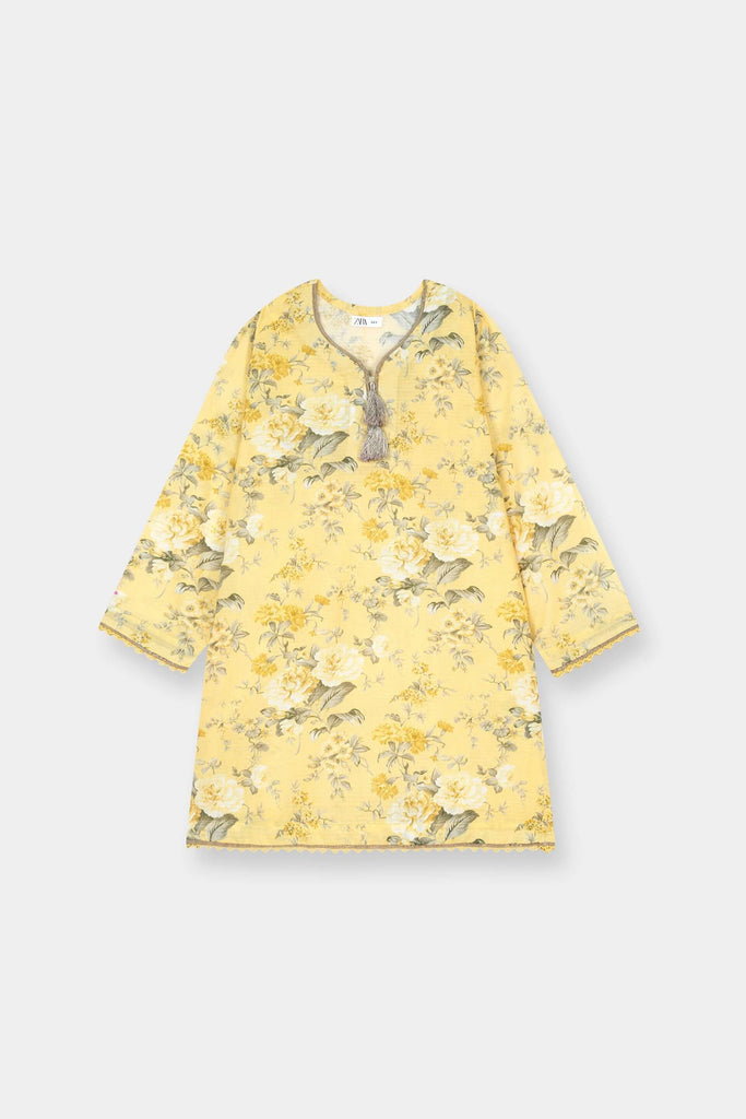 Luxury Dora Cotton Lawn Girls 2 Piece Suit