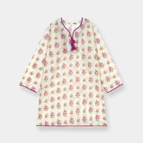 Luxury Dora Cotton Lawn Girls 2 Piece Suit 