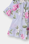 Luxury Cotton Lawn Girls 2 Piece Suit – Lilac Pink Floral - MYK_Fatimas