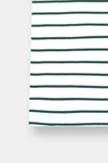 Boys Green White Striped Casual Co Ord Set