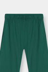 Boys Green White Striped Casual Co Ord Set