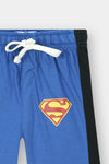 Boys' Superman Muscle Blue Graphic T-Shirt & Shorts Set - MYK_Fatimas