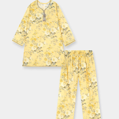 Luxury Dora Cotton Lawn Girls 2 Piece Suit