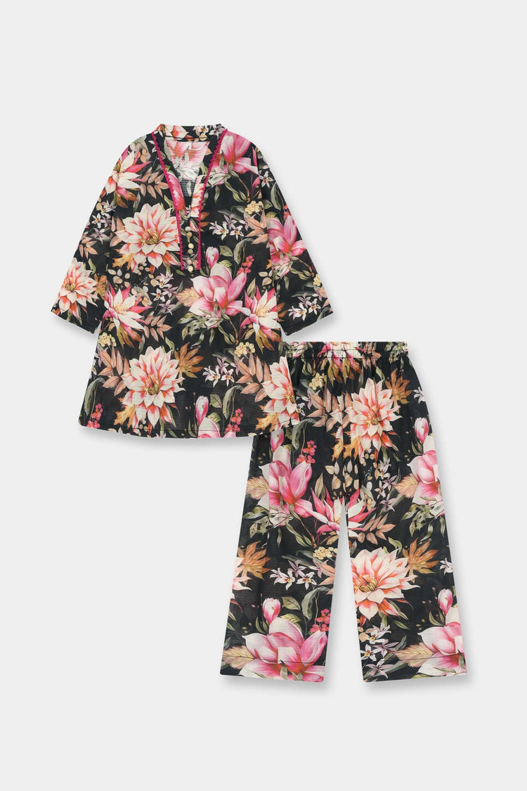 Luxury Cotton Lawn Girls 2 Piece Suit