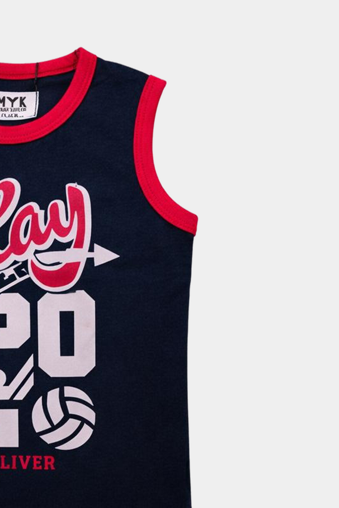 Play Water Polo Sleeveless Summer Set for Boys – Bold & Sporty - MYK_Fatimas