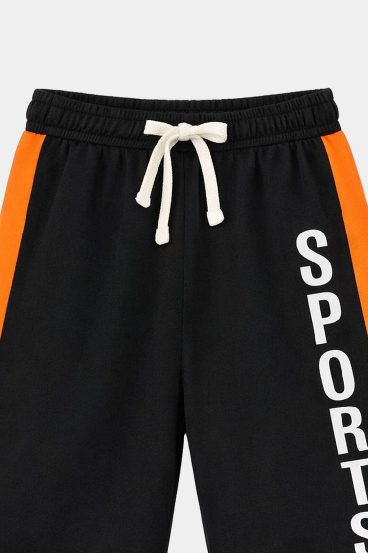 Boys' Orange Sports Summer Set – Superior Comfort & Style - MYK_Fatimas