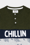 Boys Summer CHILLIN Printed T-Shirt & Shorts Set - MYK_Fatimas