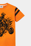Boys Orange Quad Bike Summer Set – Power & Style - MYK_Fatimas