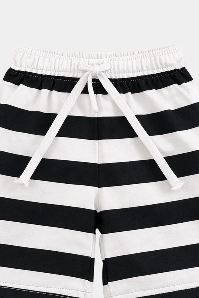 Adventure Begins Boys Summer Set – Monochrome Jeep Graphic Outfit - MYK_Fatimas