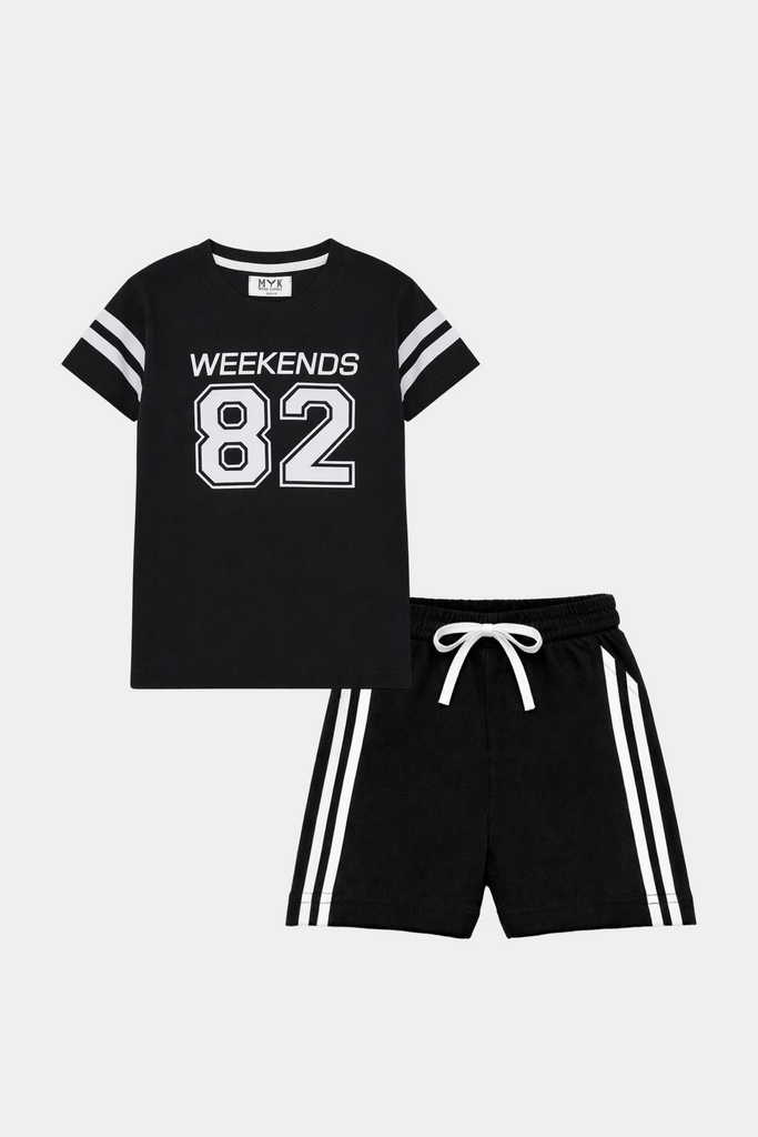 Black Weekend 82 Summer Outfit for Boys - MYK_Fatimas