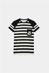 Boys Summer Striped Monster Truck Outfit – Black & White - MYK_Fatimas