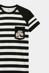 Boys Summer Striped Monster Truck Outfit – Black & White - MYK_Fatimas