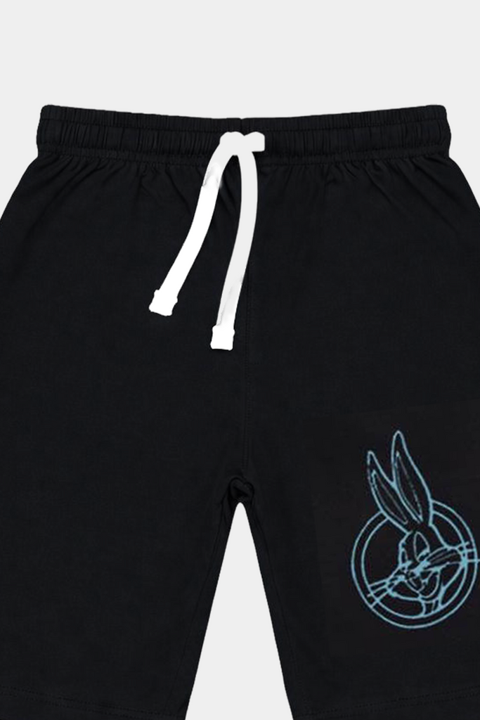 Bugs Bunny Boys' Summer T-Shirt & Shorts Set – Blue & Black - MYK_Fatimas