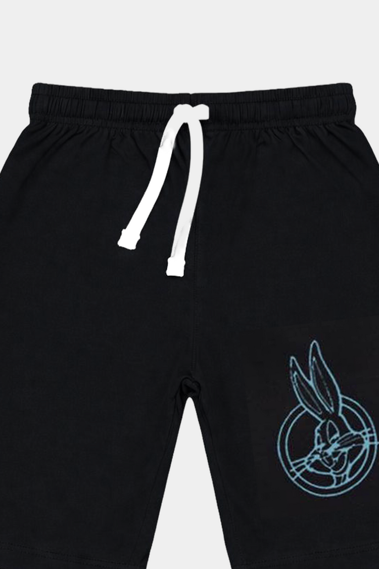 Bugs Bunny Boys' Summer T-Shirt & Shorts Set – Blue & Black - MYK_Fatimas