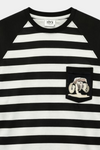 Boys Summer Striped Monster Truck Outfit – Black & White - MYK_Fatimas