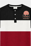 Boys' Basketball Themed Colorblock T-Shirt & Shorts Set - MYK_Fatimas