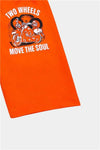 Two Wheels Kids Summer Set – Bold Black & Orange Biker Style - MYK_Fatimas