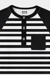 Boys' Striped Black & White Summer Co-Ord Set - MYK_Fatimas