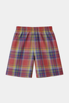 Boys Multicolor Plaid Shirt & Shorts Set – Summer Kids Outfit - MYK_Fatimas