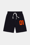 Boys' Striped Black & White Summer Co-Ord Set - MYK_Fatimas