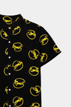 Boys Black & Yellow “Smile” Linen Co-Ord Set – Summer Vibes - MYK_Fatimas