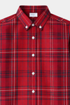 Boys Red Plaid Short Sleeve Shirt & Matching Shorts Summer Outfit Set - MYK_Fatimas
