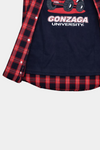 On My Way to Adventure Check Double Shirt Blue Box Red & Whit Lining - MYK_Fatimas