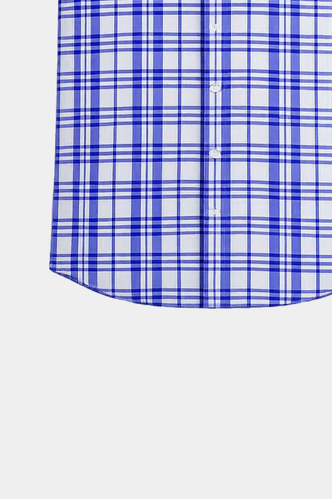 Boys Checkered Shirt & Shorts Set