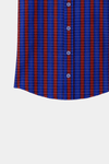 Boys Red & Blue Checkered Shirt & Shorts Set - MYK_Fatimas