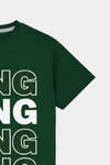 KING Printed Green T-Shirt for Boys - MYK_Fatimas