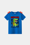 MYK Blue & Red Dinosaur Print Summer Co-ord Set - MYK_Fatimas