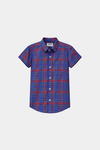 Blue & Red Checkered Shirt
