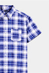 Boys' Blue & White Checkered Summer Set - MYK_Fatimas
