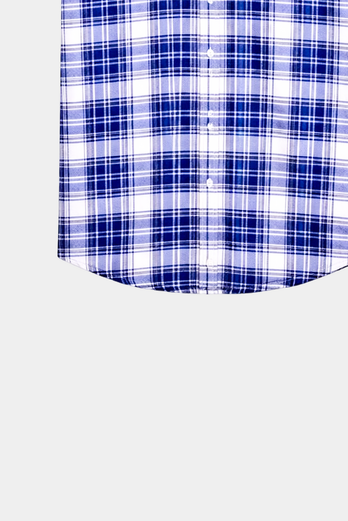 Boys' Blue & White Checkered Summer Set - MYK_Fatimas