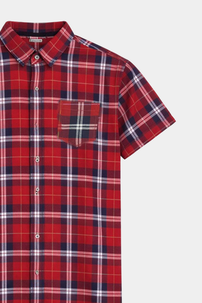 Boys' Red Plaid Summer Set - MYK_Fatimas