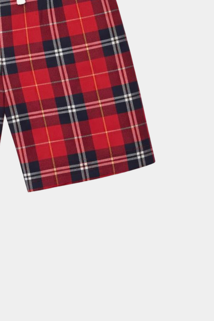 Boys' Red Plaid Summer Set - MYK_Fatimas