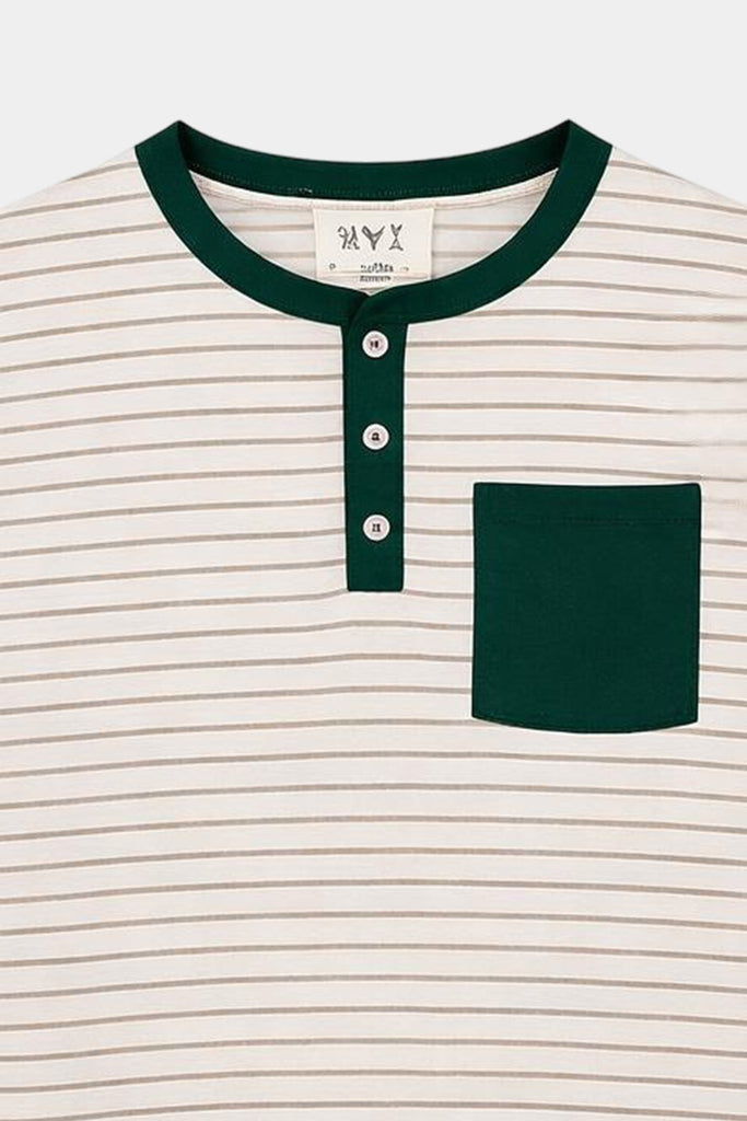 Boys Cotton Summer Set – "Ball is Life" Striped Tee & Jogger Pants - MYK_Fatimas