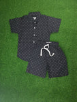 Boys' Black Polka Dot Summer Set - MYK_Fatimas