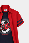 Boys' Summer Legend Shirt & Jacket Set - Stylish & Comfortable