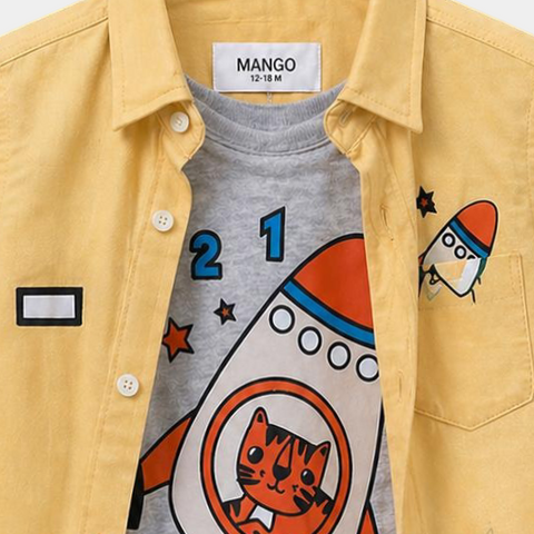 3..2..1.. Lift Off! Boys' Space Adventure Summer Outfit