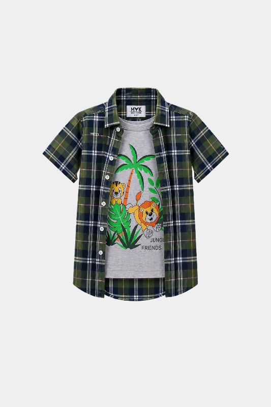 Jungle Friends Boys' Summer Outfit